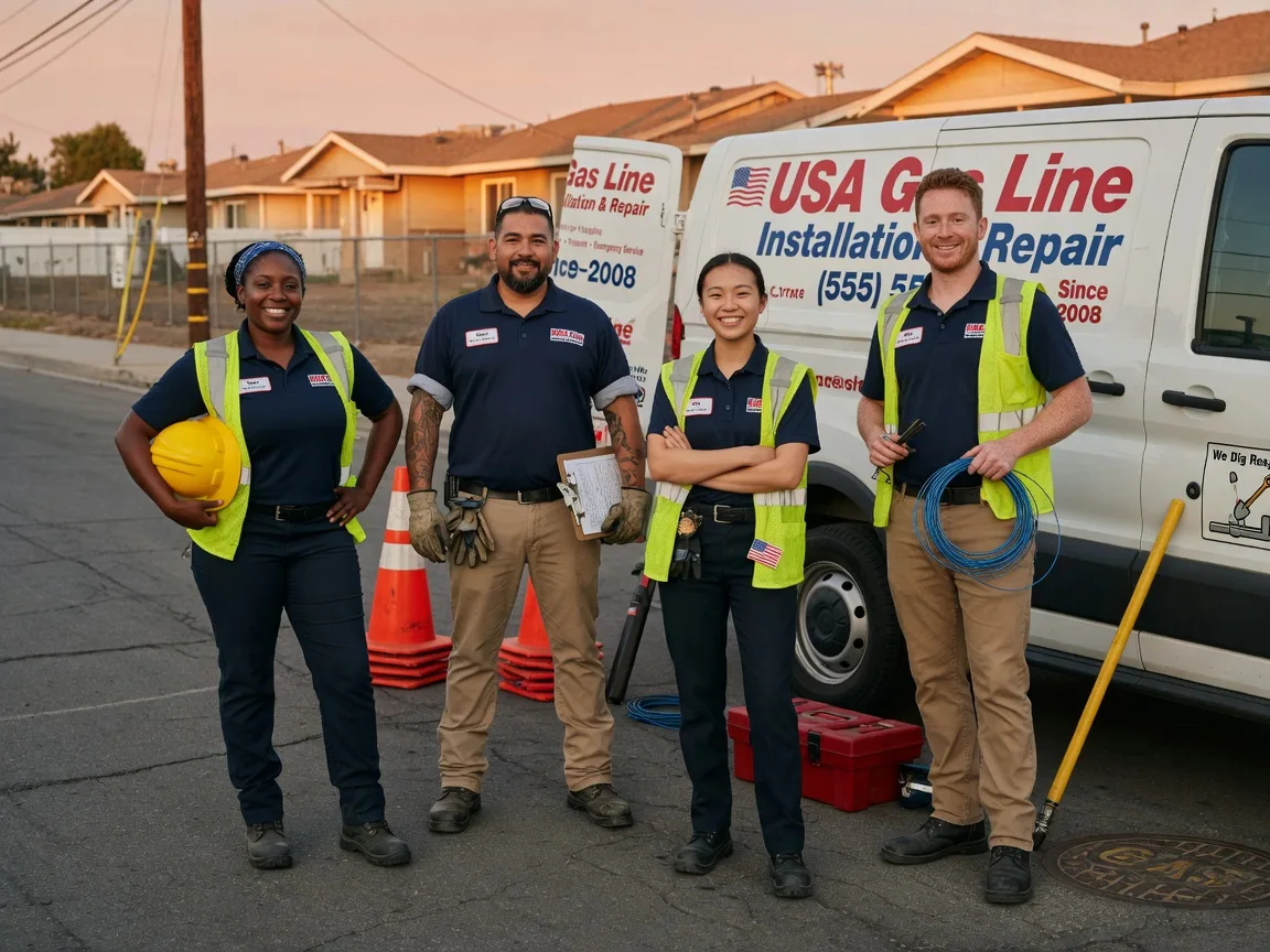 Gas Line Installation company in Calvin, PA